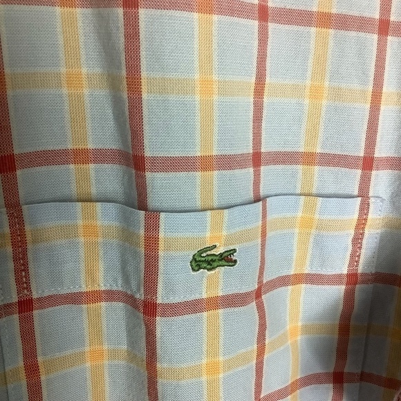 Lacoste Men's Career Dress Shirt Size Sz 44 - Picture 4 of 10